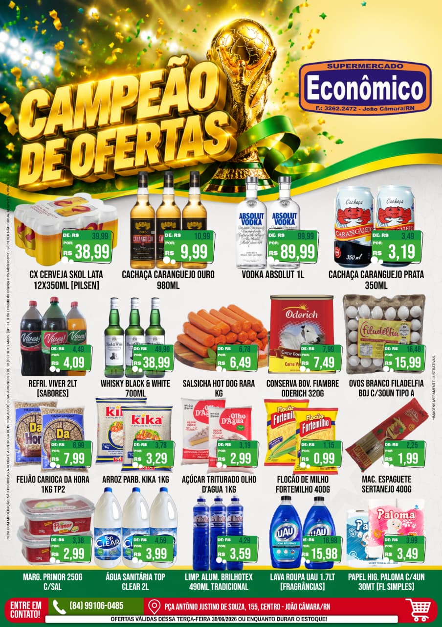 Leia mais sobre o artigo Confira os encartes de Ofertas do Supermercado Econômico para esta terça-feira (30)