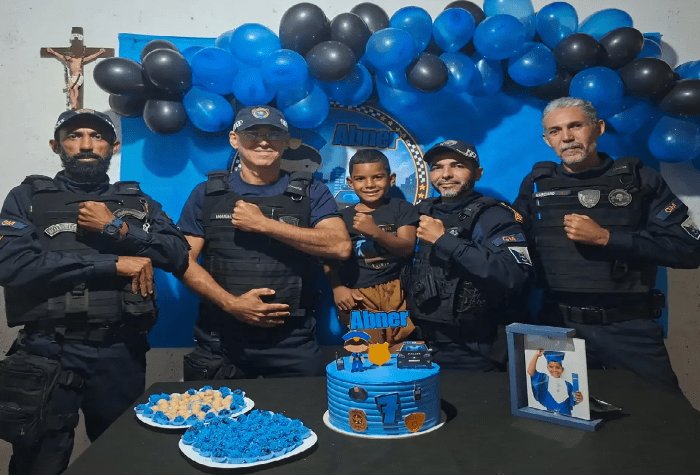 Leia mais sobre o artigo Guarda Municipal de Poço Branco prestigia aniversário e realiza sonho de criança admiradora da corporação