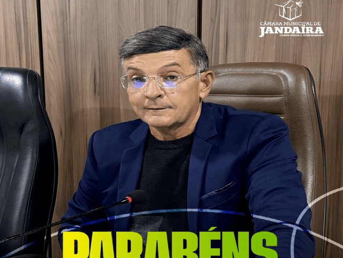 Leia mais sobre o artigo Câmara Municipal de Jandaíra parabeniza o Presidente Matias Filho pelo seu aniversário