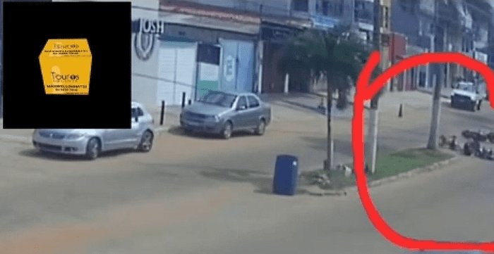 No momento, você está visualizando Câmara de seguraça flagra colisão entre motos em avenida de grande movimento em Touros