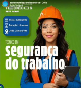 Leia mais sobre o artigo SEST SENAT João Câmara abre inscrições para cursos técnicos profissionalizantes