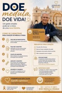 Leia mais sobre o artigo Monsenhor Robério Camilo da Silva necessita de transplante de medula óssea; campanha incentiva cadastro de novos doadores