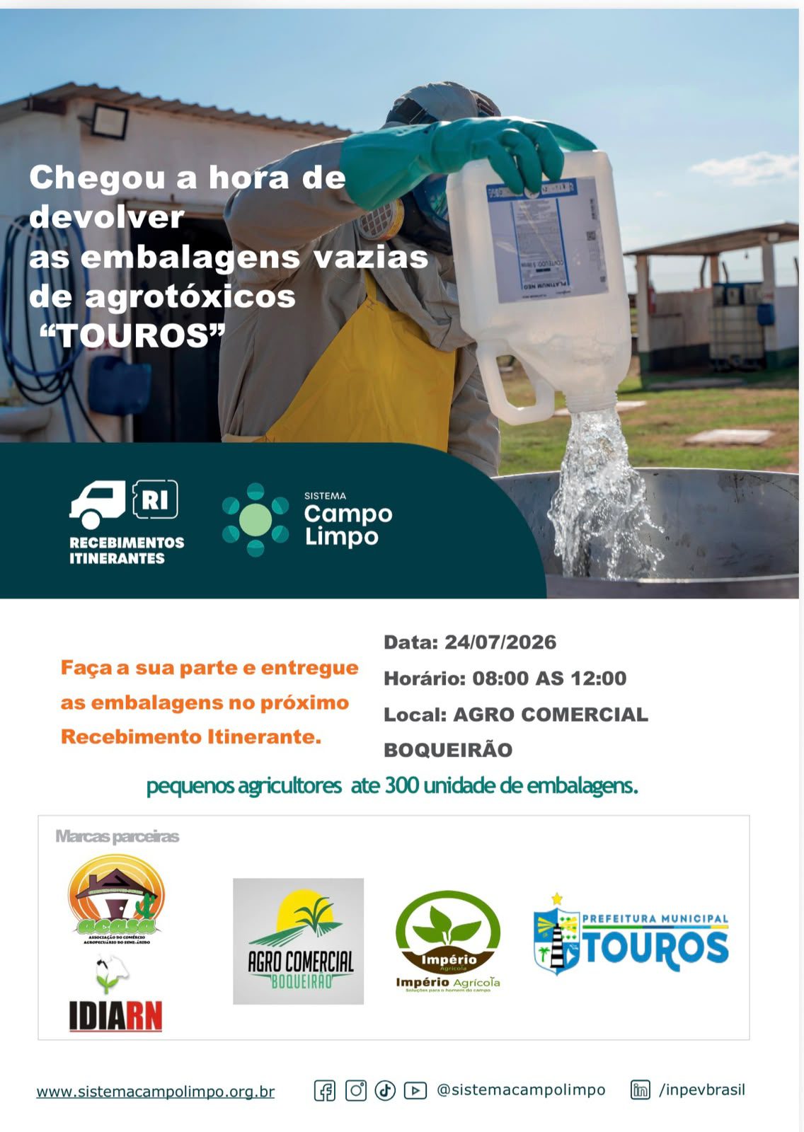 No momento, você está visualizando Sistema Campo Limpo realiza mais uma edição em Touros/RN