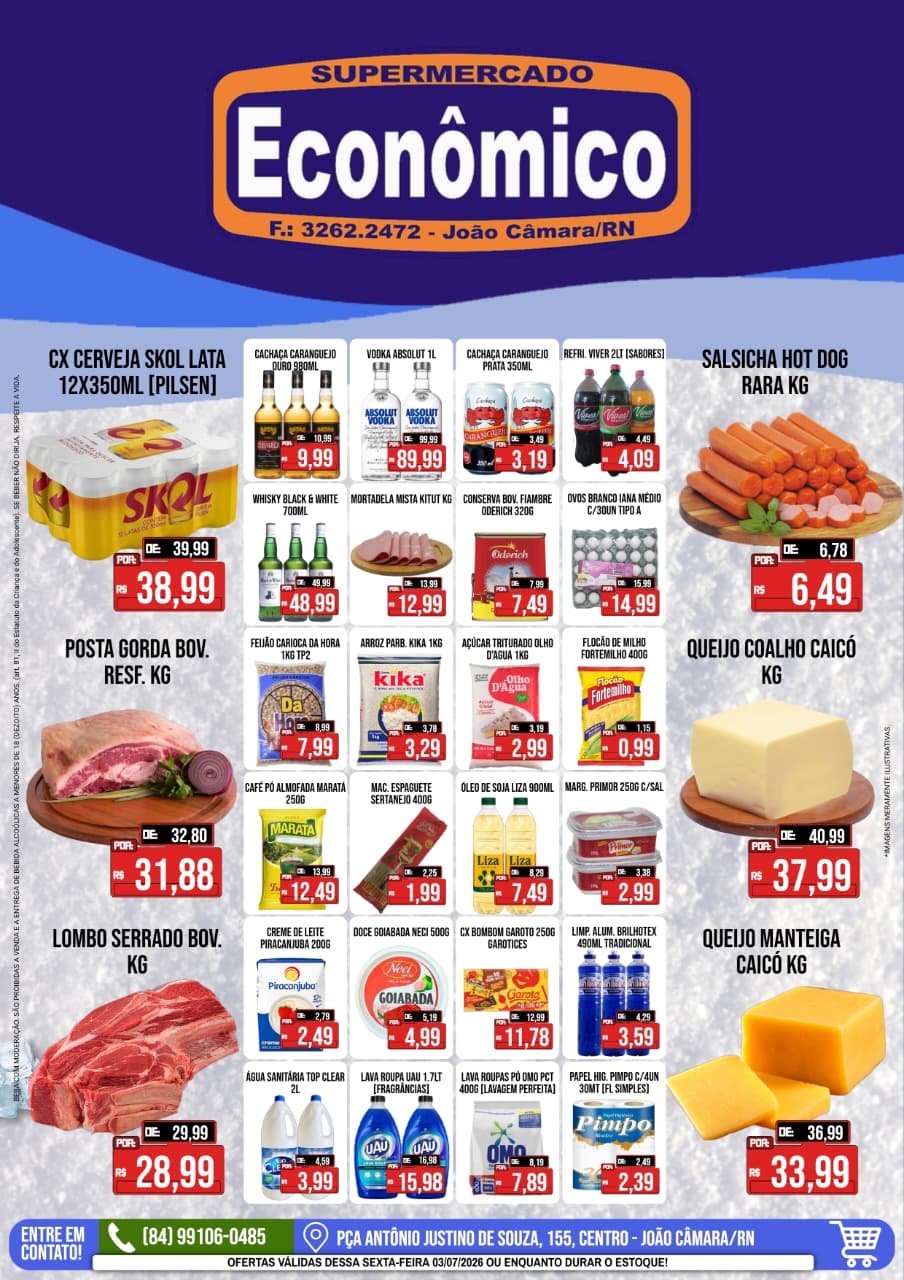 Leia mais sobre o artigo Confira os encartes de Ofertas do Supermercado Econômico para esta sexta-feira