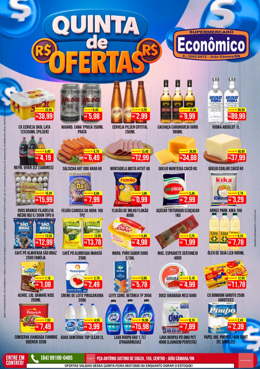 Leia mais sobre o artigo Confira os encartes de Ofertas do Supermercado Econômico para esta quinta-feira