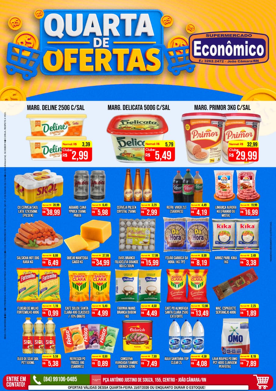 Leia mais sobre o artigo Confira os encartes de Ofertas do Supermercado Econômico para esta Quarta-feira, 15/07