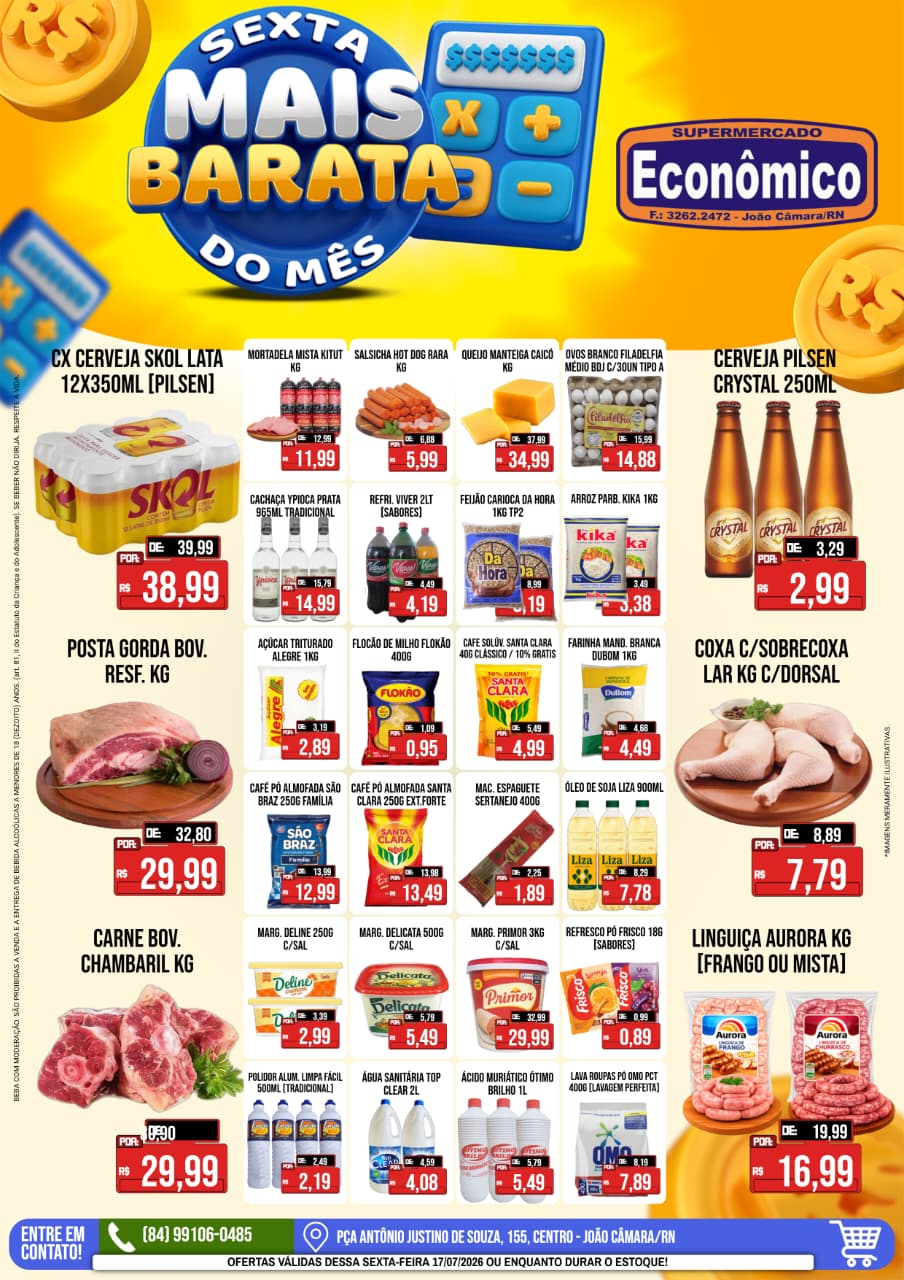 Leia mais sobre o artigo Confira os encartes de Ofertas  do Supermercado Econômico para este fim de semana