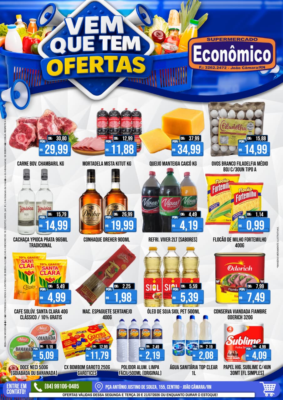 No momento, você está visualizando Confira o encarte de ofertas do Supermercado Econômico