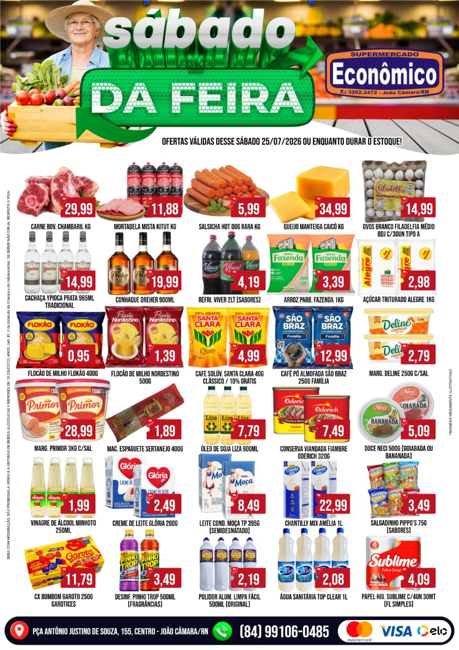 Leia mais sobre o artigo Confira os encartes de ofertas do supermercado Econômico para este sábado (25)