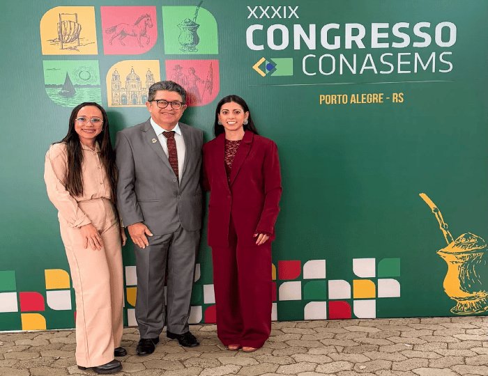 Leia mais sobre o artigo Jandaíra: Prefeito  e secretária de Saúde participam do XXXIX Congresso do CONASEMS, no Rio Grande do Sul