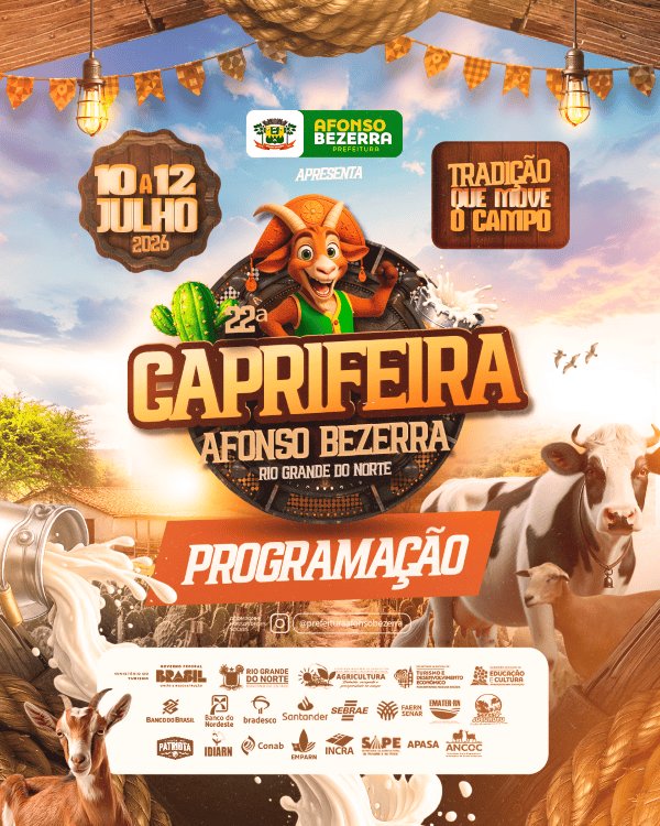 Leia mais sobre o artigo De 10 a 12 de julho, Governo do RN realiza a 22ª Caprifeira de Afonso Bezerra