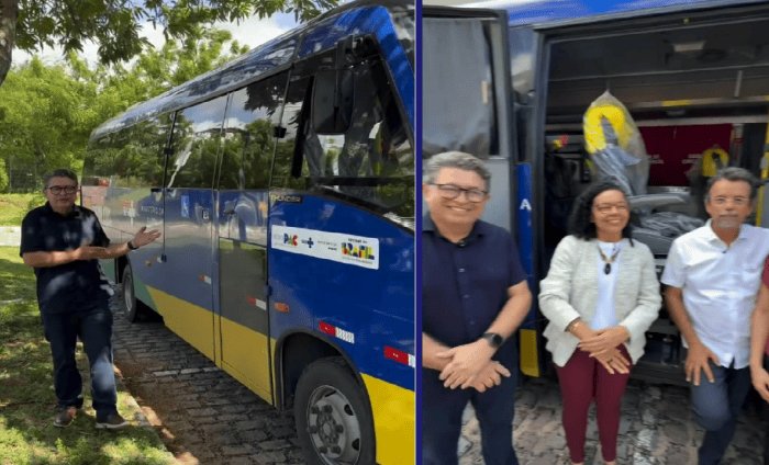 Leia mais sobre o artigo Saúde de Jandaíra ganha reforço com micro-ônibus entregue pelo Governo Federal