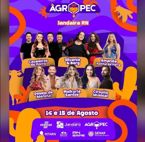 No momento, voc&ecirc; est&aacute; visualizando Janda&iacute;ra confirma atra&ccedil;&otilde;es da 5&ordf; AGROPEC, que ser&aacute; realizada em agosto