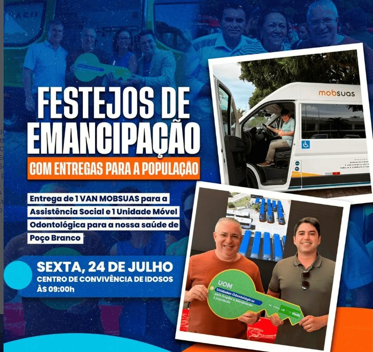 Leia mais sobre o artigo Poço Branco: Município recebe novos veículos para reforçar os atendimentos na Assistência Social e na Saúde