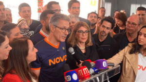 Leia mais sobre o artigo Romeu Zema diz que Michelle Bolsonaro é opção para vice em chapa presidencial de 2026