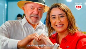 Leia mais sobre o artigo Samanda lança canção de campanha com mensagem de proximidade, trabalho e parceria com Lula e Fátima