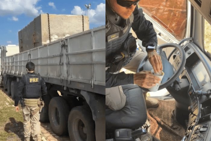 Leia mais sobre o artigo PRF flagra caminhoneiro com anfetaminas e carga irregular na BR-304, em Assú