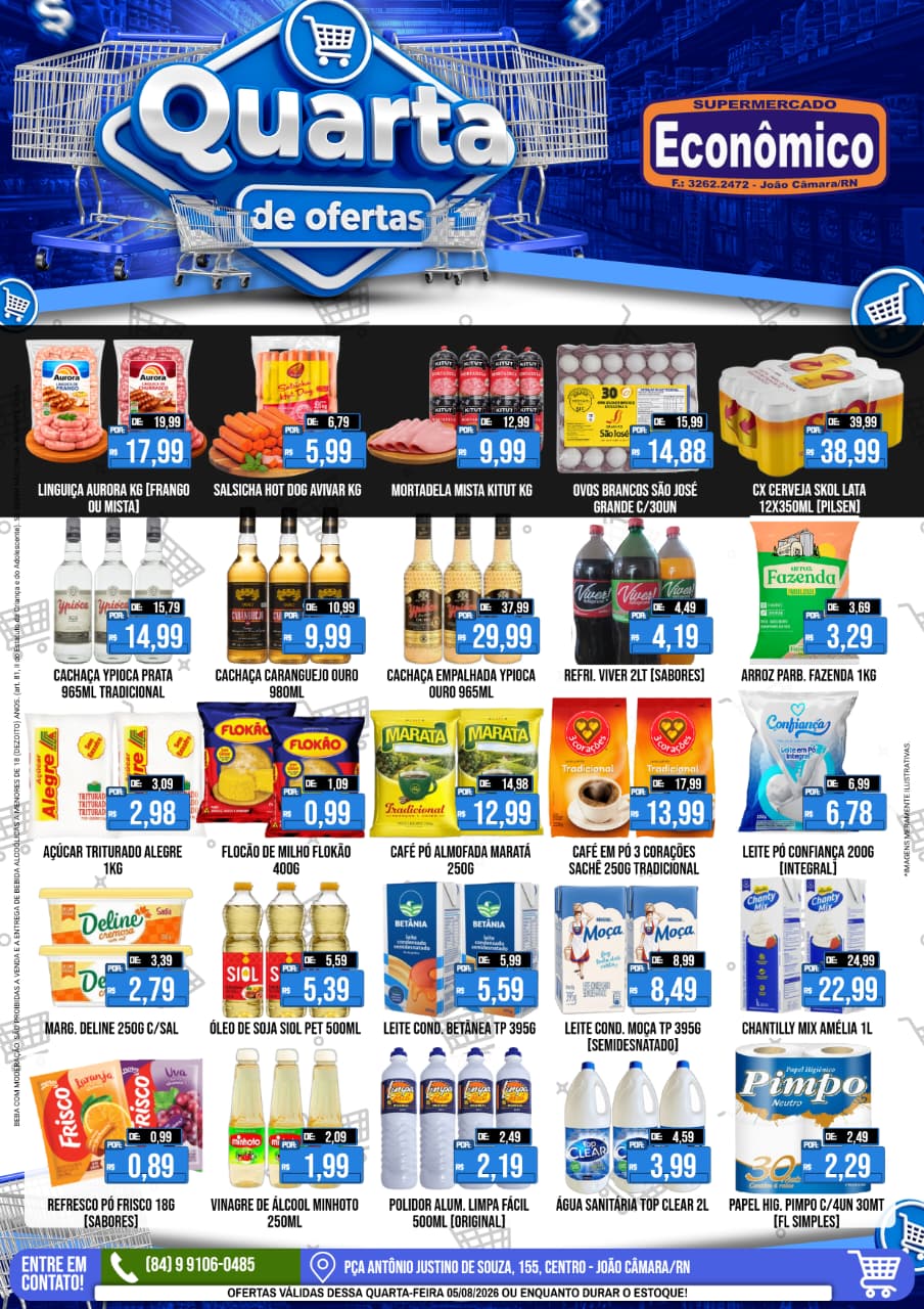 Leia mais sobre o artigo Confira os encartes de ofertas do Supermercado Econômico para esta quarta-feira (5)
