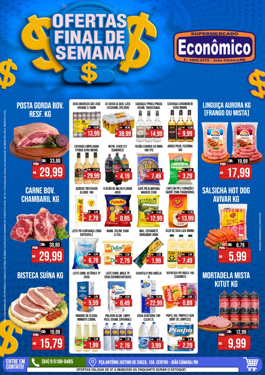 No momento, voc&ecirc; est&aacute; visualizando Confira os encartes de ofertas do Supermercado Econ&ocirc;mico para este final de semana