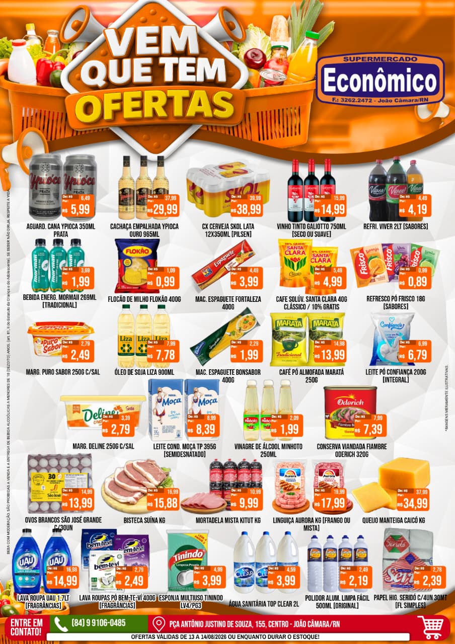 Leia mais sobre o artigo Confira os encartes de Ofertas do Supermercado Econômico para esta quinta-feira, 13
