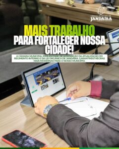 Leia mais sobre o artigo Trabalho e transparência para o desenvolvimento da nossa cidade!