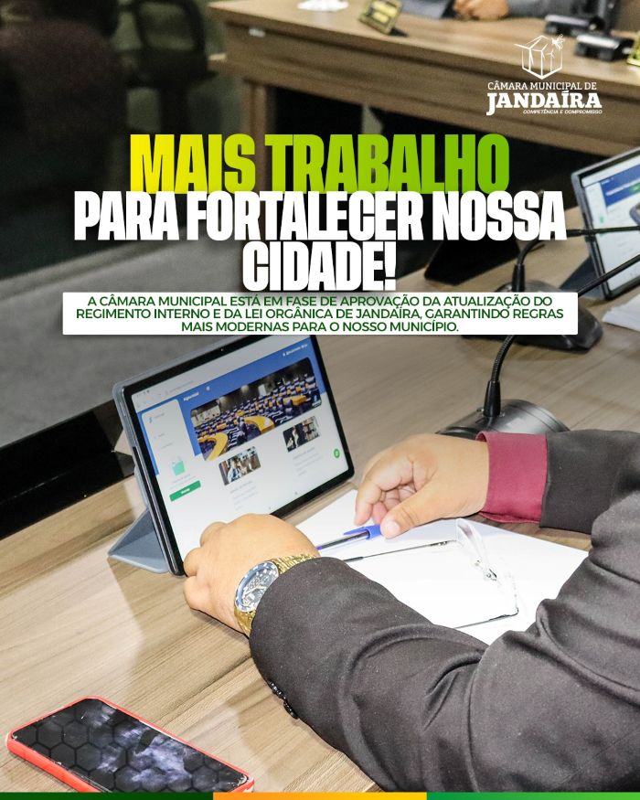 No momento, voc&ecirc; est&aacute; visualizando Trabalho e transpar&ecirc;ncia para o desenvolvimento da nossa cidade!