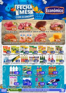 Leia mais sobre o artigo Confira os encartes de Ofertas Imperdíveis do Fecha Mês do Supermercado Econômico