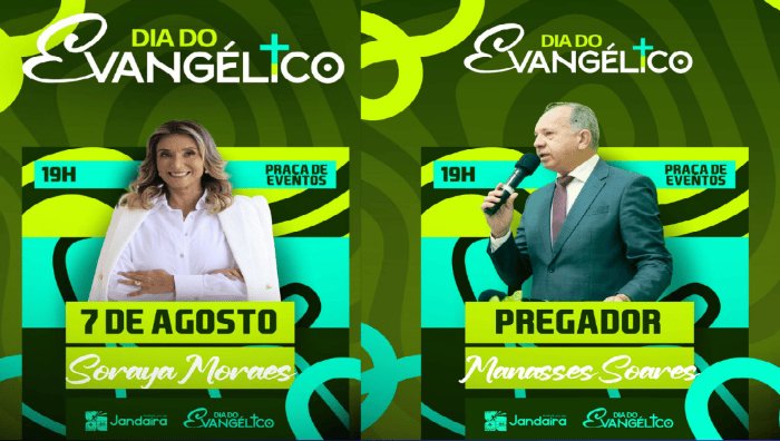 Leia mais sobre o artigo Jandaíra celebra Dia do Evangélico com show de Soraya Moraes nesta sexta-feira (7)