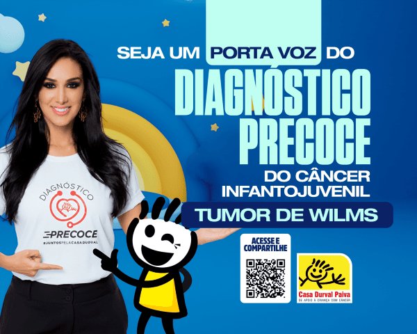 No momento, voc&ecirc; est&aacute; visualizando Casa Durval Paiva alerta para os sinais e sintomas do Tumor de Wilms e conta com Marina Elali como porta-voz da campanha de agosto