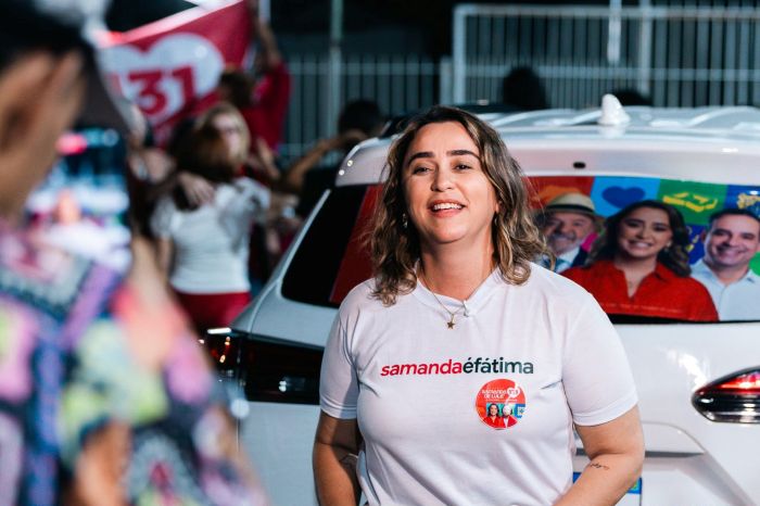 Leia mais sobre o artigo Samanda abre campanha ao Senado com o 131 de Fátima e a missão de levar o projeto de Lula ao Senado