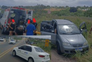 Leia mais sobre o artigo Carro é atingido por carroceria que se desprendeu de veículo na BR-406, em João Câmara/RN