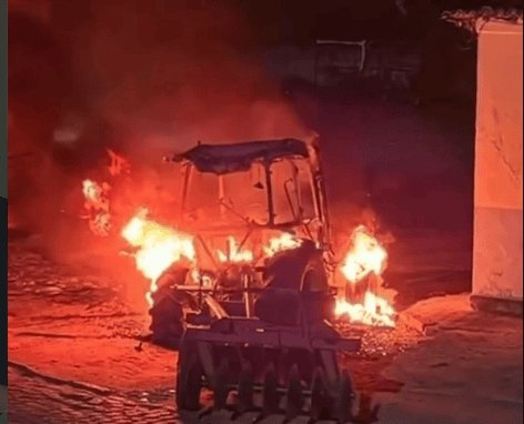 Leia mais sobre o artigo Incêndio destrói novo trator destinado à agricultura de Ceará-Mirim