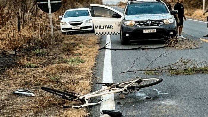 No momento, voc&ecirc; est&aacute; visualizando Ciclista morre v&iacute;tima de acidente na BR-405, na regi&atilde;o Oeste potiguar