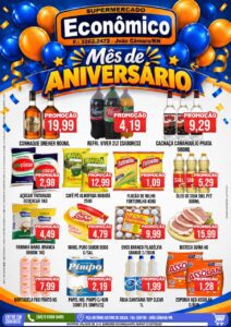 Leia mais sobre o artigo Confira o encarte de Ofertas do Mês de Aniversário do Supermercado Econômico