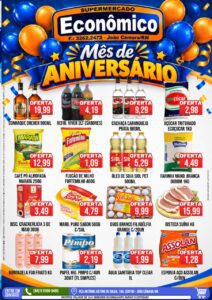 Leia mais sobre o artigo Confira os encartes de Ofertas do Mês de Aniversário do Supermercado Econômico