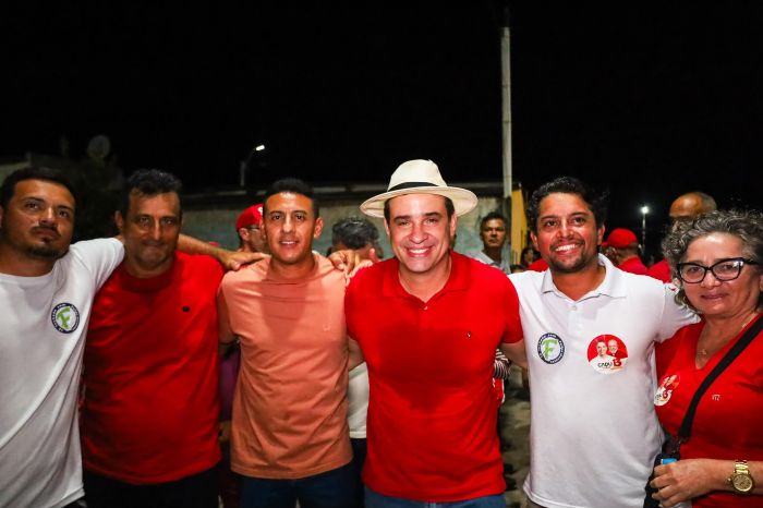 Leia mais sobre o artigo Cadu de Lula é recebido com festa nas ruas de Caiçara do Rio do Vento