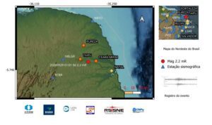 Leia mais sobre o artigo Tremor de terra registrado na plataforma continental do Rio Grande do Norte é sentido na zona rural de Taipu