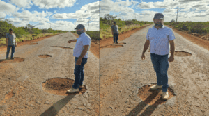 Leia mais sobre o artigo Rodovia RN-023, entre Touros e João Câmara, está cada dia pior