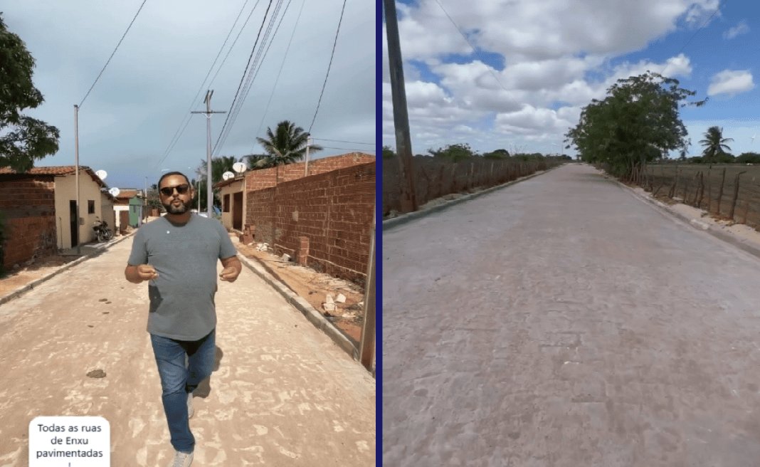 Leia mais sobre o artigo Pavimentação de ruas avança em Enxu Queimado e transforma infraestrutura da comunidade