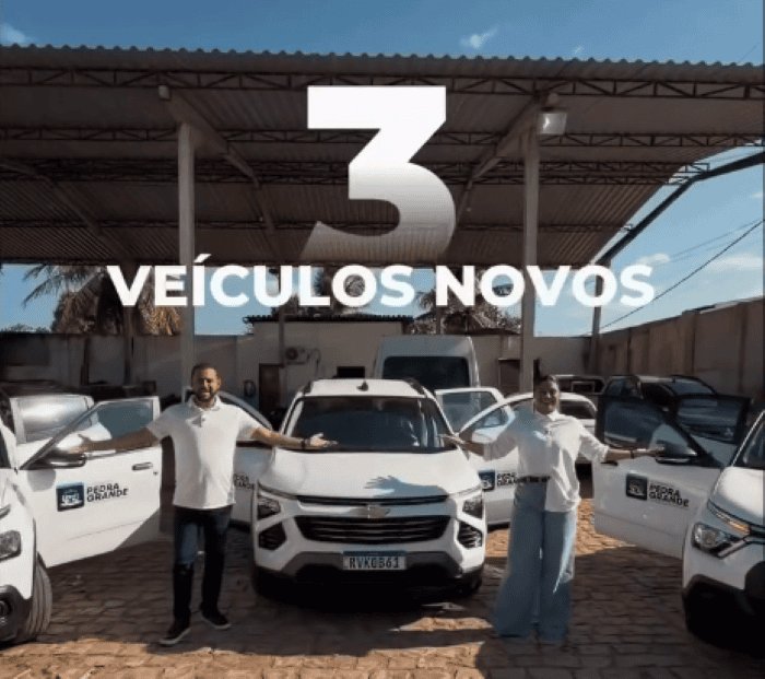 Leia mais sobre o artigo Prefeitura de Pedra Grande amplia frota municipal com três novos veículos 0 km