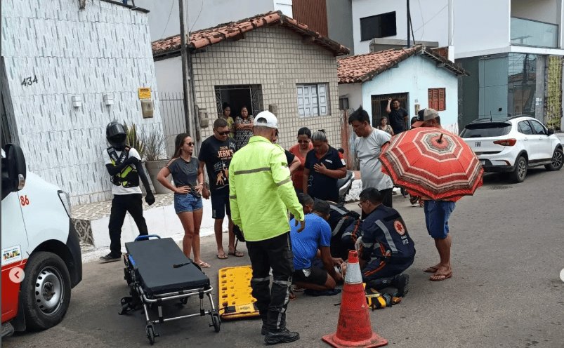 No momento, voc&ecirc; est&aacute; visualizando Sinistro de tr&acirc;nsito ocorrido na tarde desta quinta-feira na Rua Antonio Proen&ccedil;a em Jo&atilde;o C&acirc;mara
