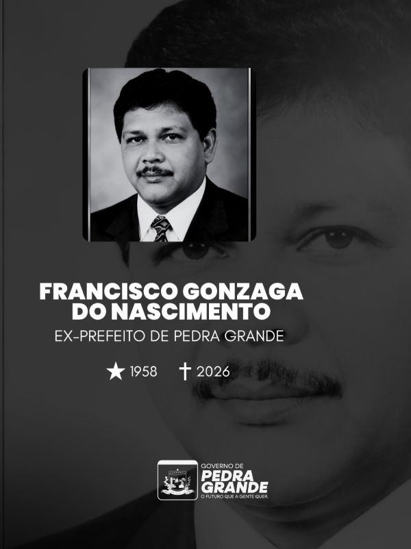 Leia mais sobre o artigo Prefeitura de Pedra Grande decreta luto oficial pela morte do ex-prefeito Gonzaga