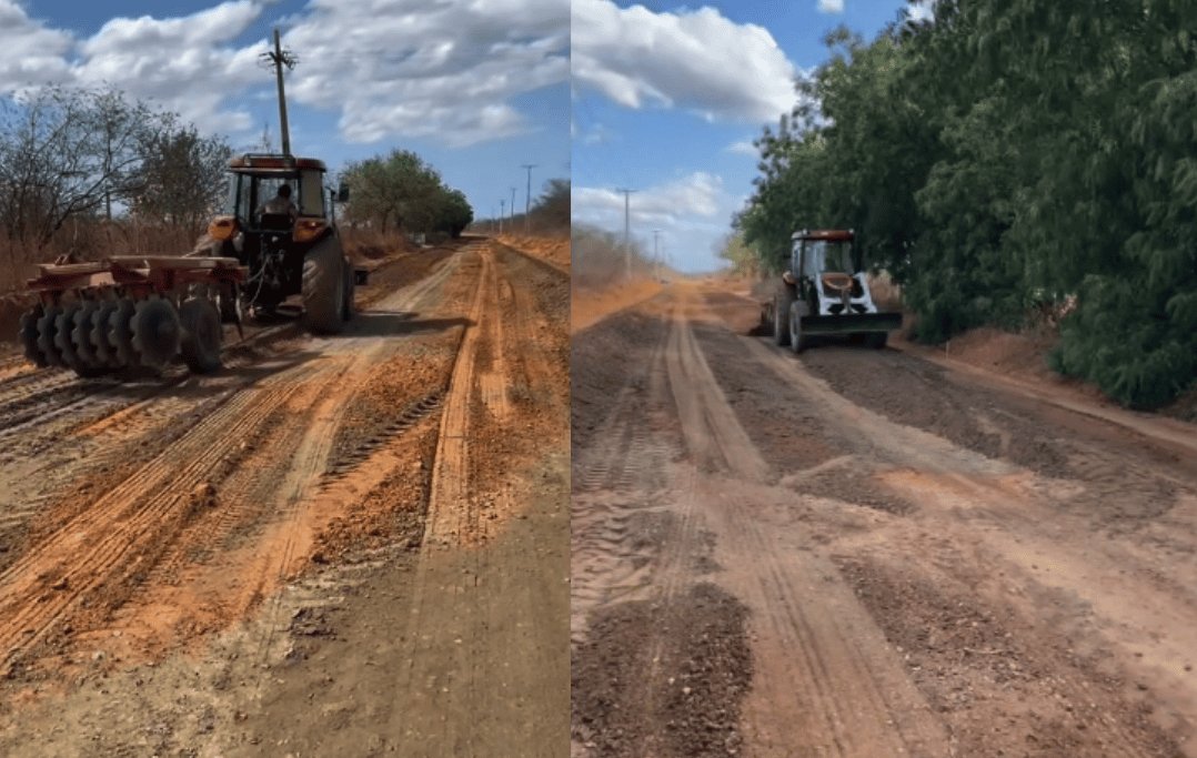 No momento, voc&ecirc; est&aacute; visualizando Janda&iacute;ra: Estrada de Tubibal avan&ccedil;a e amplia melhorias na infraestrutura do munic&iacute;pio
