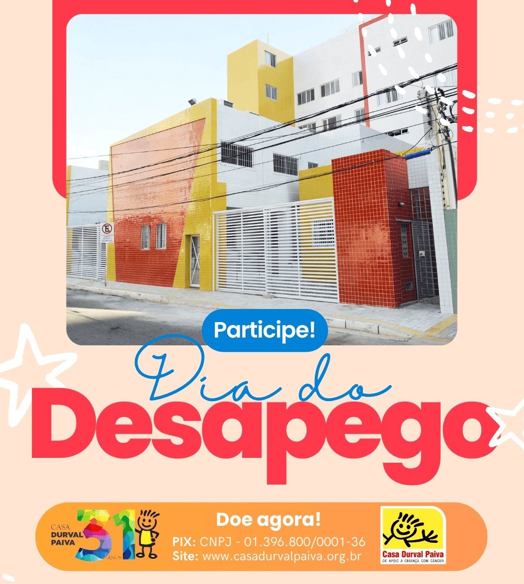 Leia mais sobre o artigo Dia do Desapego: Nesta sexta-feira, ajude a transformar vidas na Casa Durval Paiva