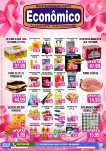 Leia mais sobre o artigo Confira os encartes de Ofertas do Outubro Rosa do Supermercado Econômico para este final de semana