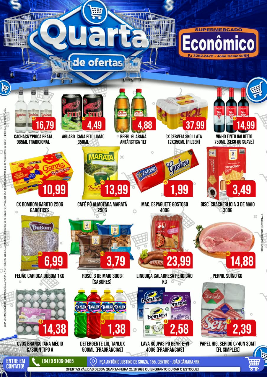 No momento, voc&ecirc; est&aacute; visualizando Confira os encartes de Ofertas do Supermercado Econ&ocirc;mico para esta quarta-feira