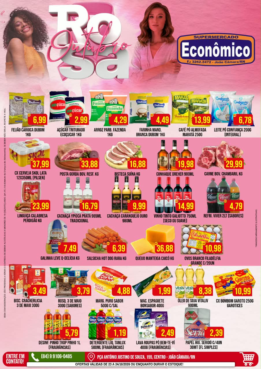 No momento, você está visualizando Confira os encartes de Ofertas do Supermercado Econômico para esta sexta-feira, 23