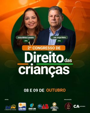 Leia mais sobre o artigo 2º Congresso de Direito das Crianças acontece nesta semana em Natal