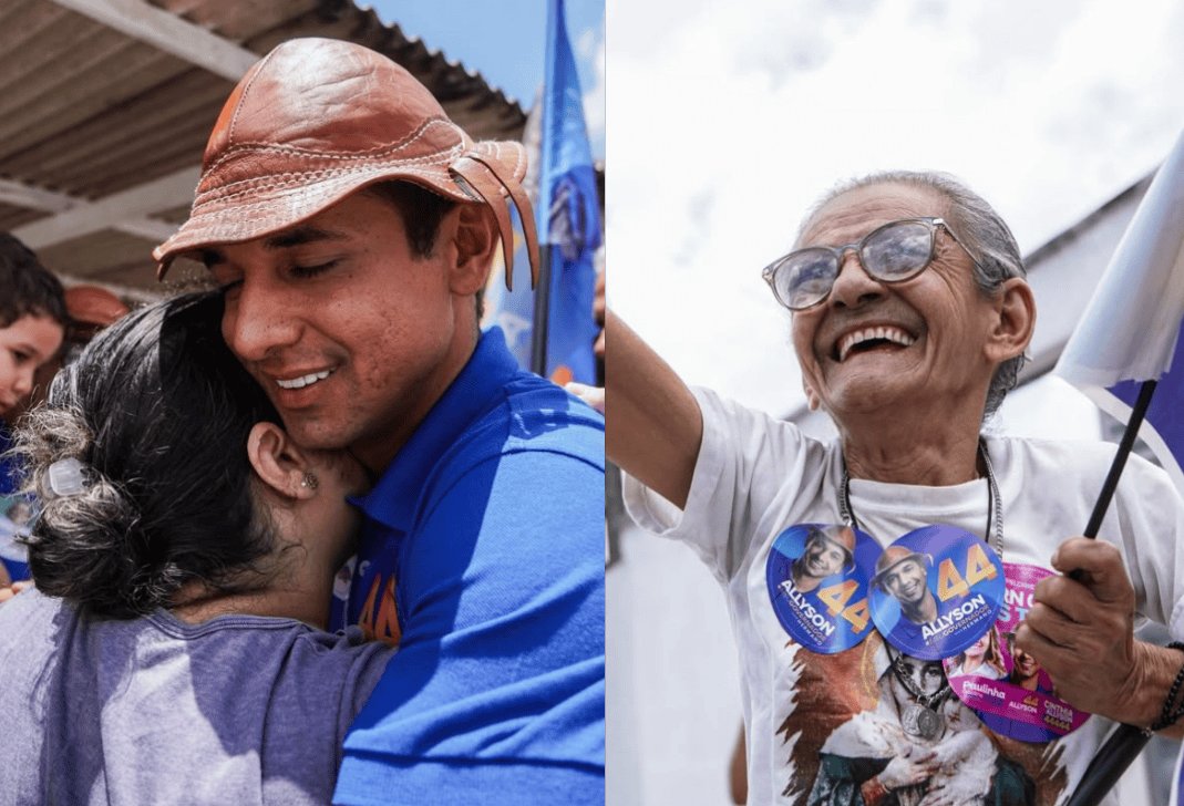 No momento, voc&ecirc; est&aacute; visualizando Allyson Bezerra participa de caminhada de campanha na Zona Norte de Natal