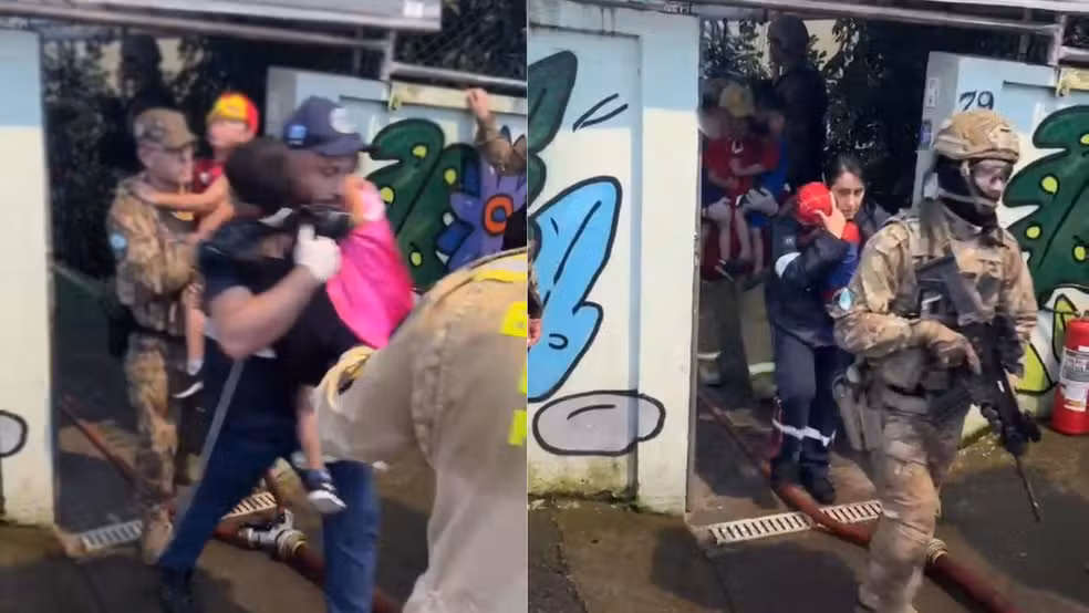 Leia mais sobre o artigo BOPE resgata 13 crianças mantidas reféns em CMEI de Curitiba; suspeito morre durante ocorrência